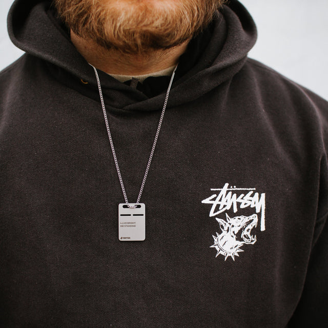 Сталевий жетон з власним гравіюванням