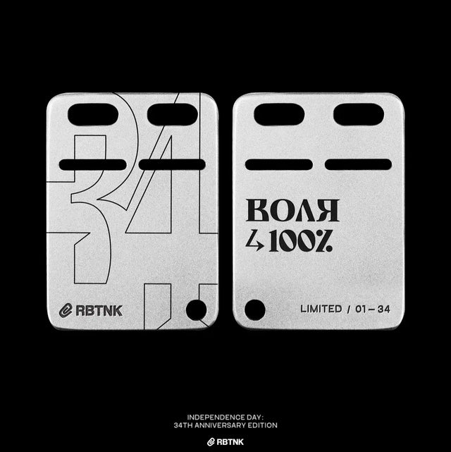Сталевий жетон "Воля 100%" | RBTNK Limited
